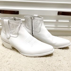 Anine Bing White Axel Boots